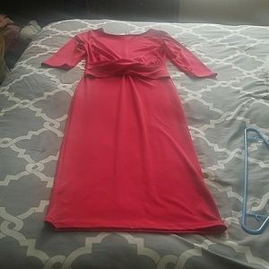 Red Midi Dress